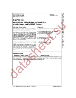 74LVTH16835MEA datasheet  